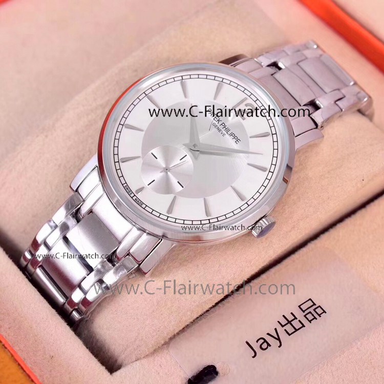 Patek Philippe Calatrava Stainless Steel White Watch 42mm